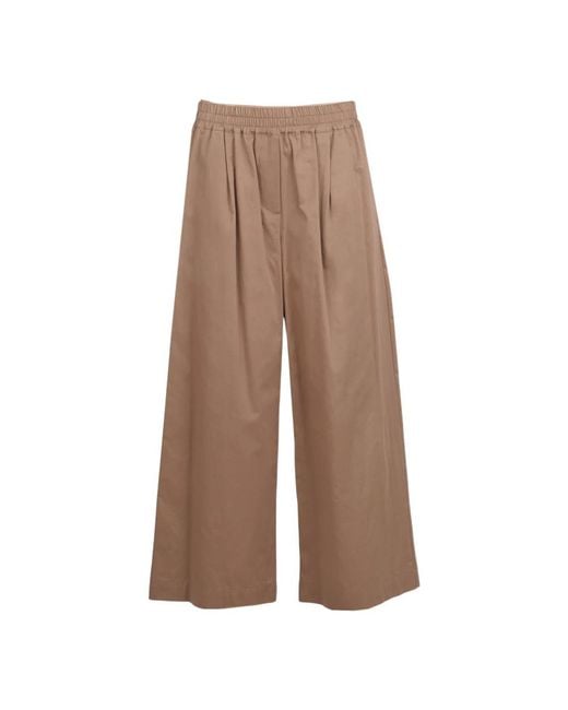 Weekend by Maxmara Brown Wide Trousers