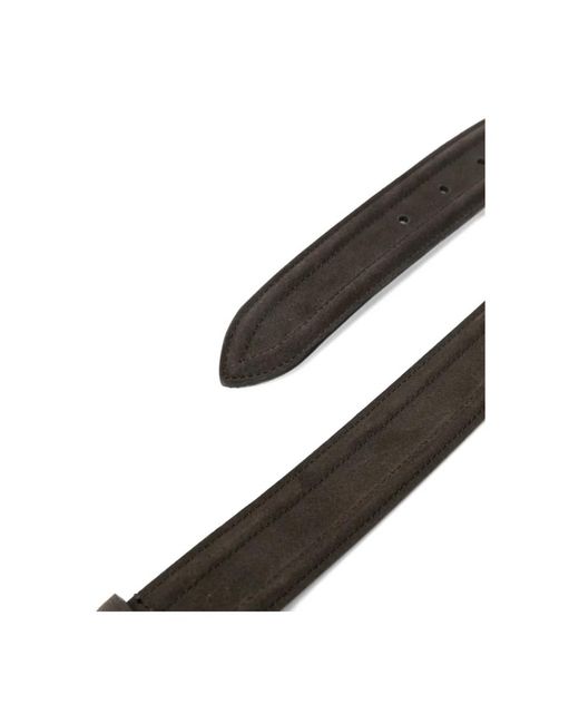 Belts di Canali in Black da Uomo