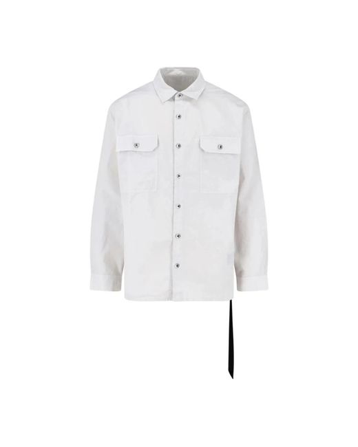 Rick Owens White Casual Shirts for men