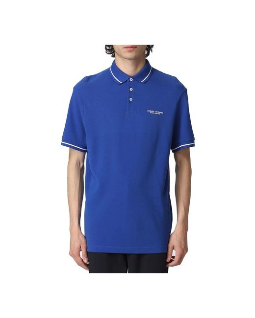 Tops > polo shirts Armani Exchange pour homme en coloris Blue