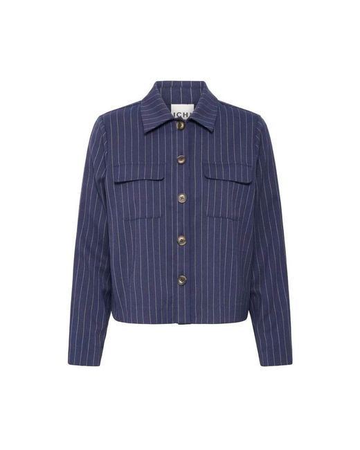 Ichi Jassen ,Blauw ,Blouses & Shirts in het Blue