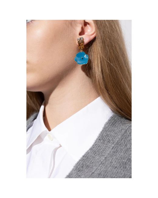 Earrings di Marni in Blue
