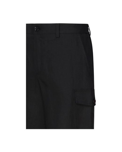 Dolce & Gabbana Black Long Shorts for men