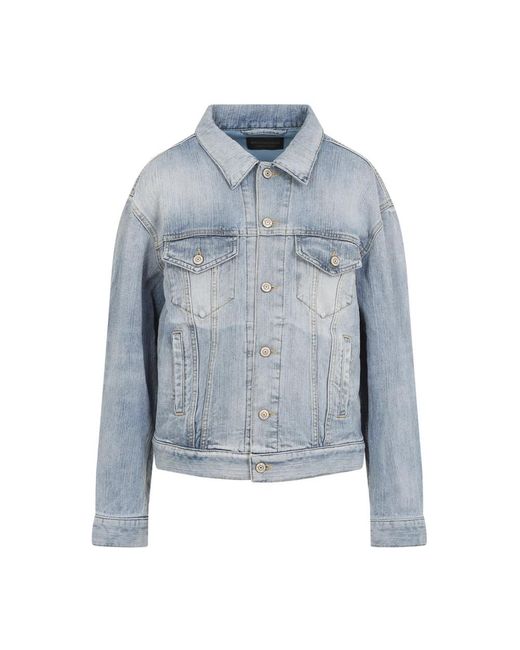 Balenciaga Blue Denim Jackets