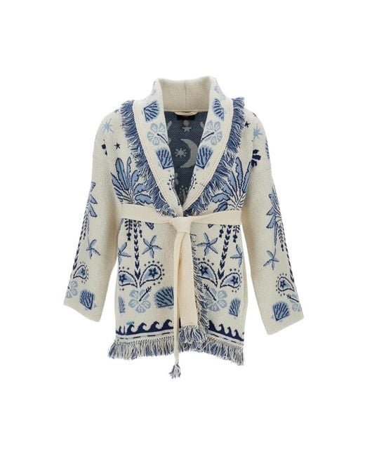 Alanui Blue Cardigans