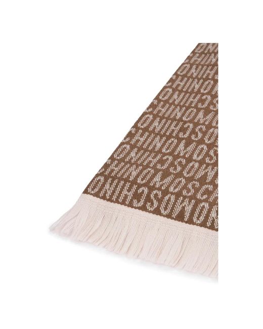 Moschino Brown Winter Scarves