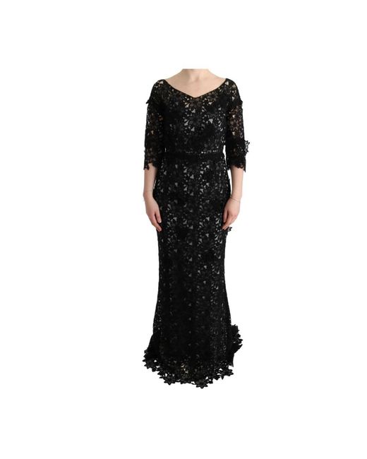 Dolce & Gabbana Black Maxi Dresses