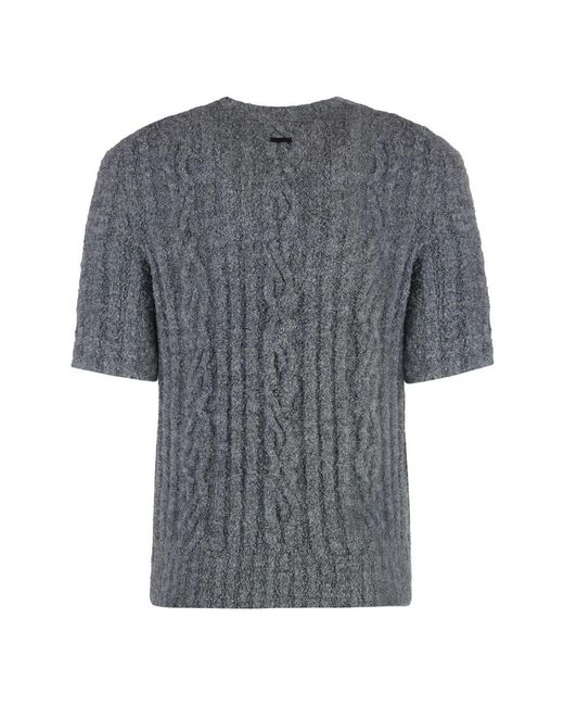 J.W. Anderson Gray Gemütlicher strickpullover