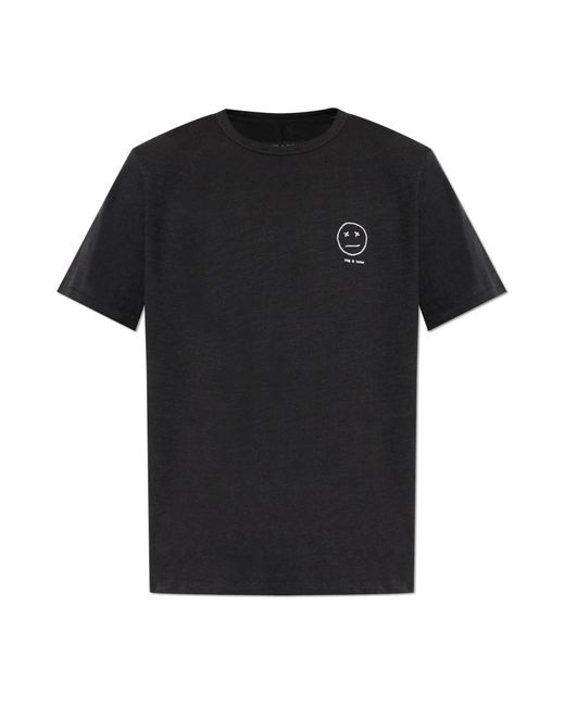 Rag & Bone T-Shirts in het Black voor heren