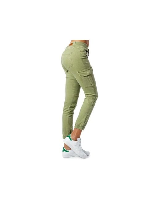 ONLY Green Cropped Jeans