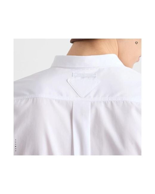 Formal Shirts Prada de hombre de color White