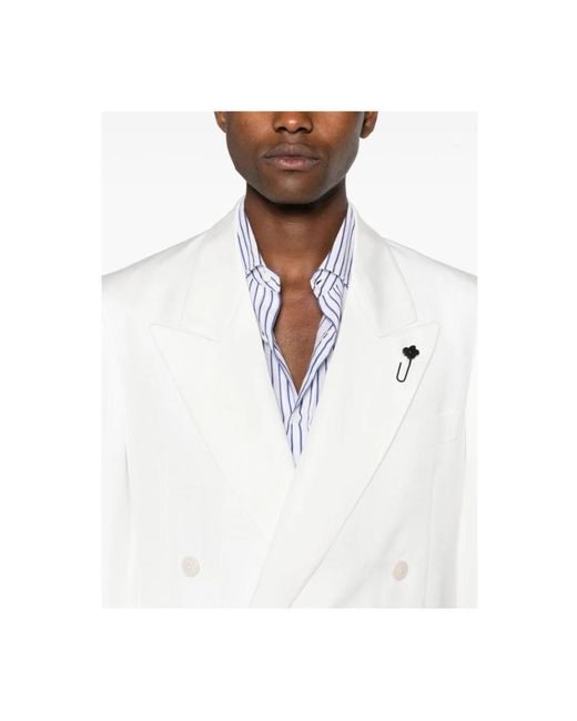 Lardini Elegante miami blazer jacken in White für Herren