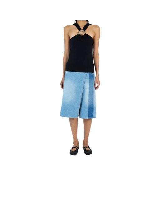 Coperni Black Sleeveless Tops