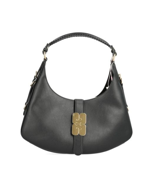 Ganni Gray Shoulder Bags