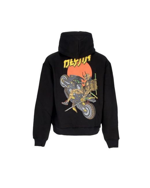 DOLLY NOIRE Black Hoodies for men