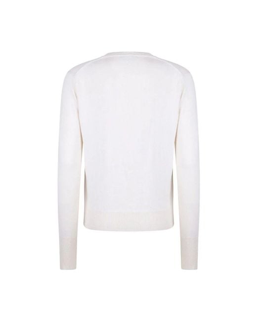 Round-Neck Knitwear Vivienne Westwood de color White