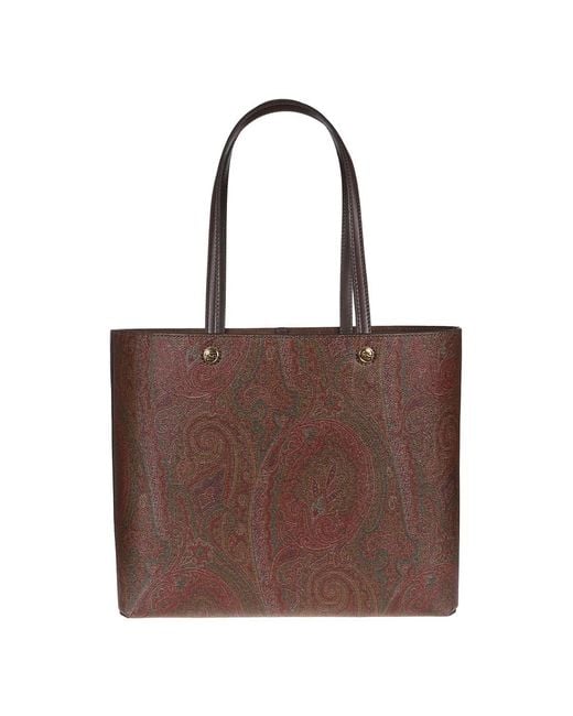 Etro Brown Shopping Bags