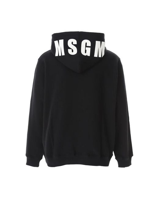 Hoodies MSGM de hombre de color Black