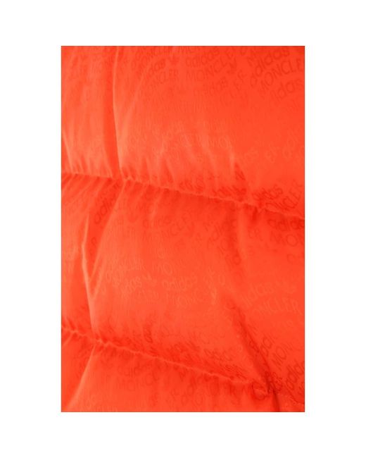 Moncler Coats in Orange für Herren