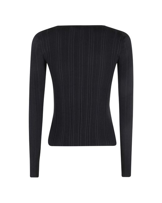 Self-Portrait V-Neck Knitwear in het Blue