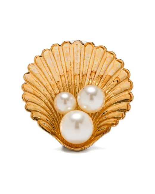 Earrings Jennifer Behr de color Metallic