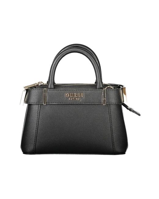 Guess Black Schwarze Polyethylen Damenhandtasche