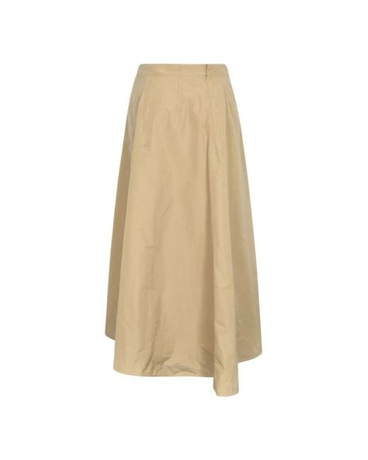 Jil Sander Natural Maxi Skirts