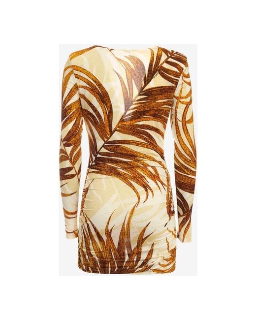 Just Cavalli Brown Short Dresses