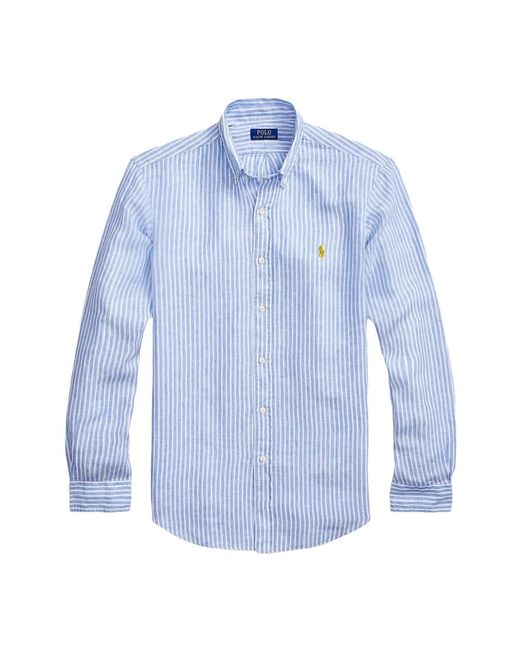 Ralph Lauren Button-down hemden und polos in Blue für Herren