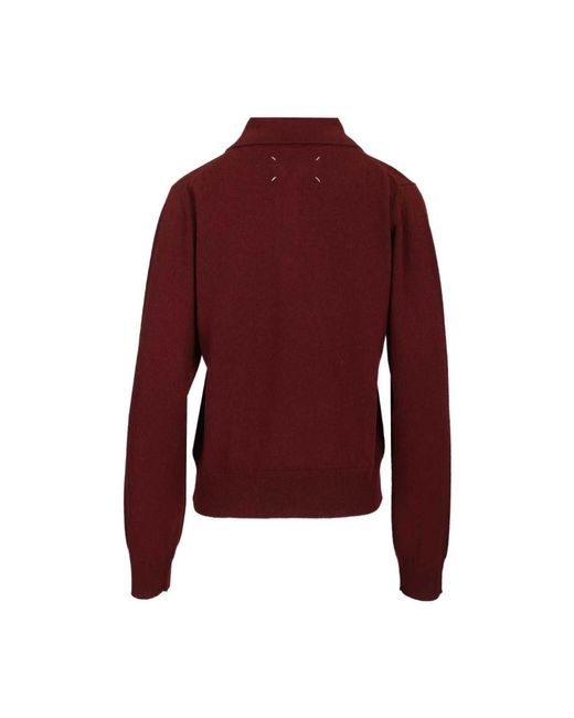 Maison Margiela Red Polo Shirts