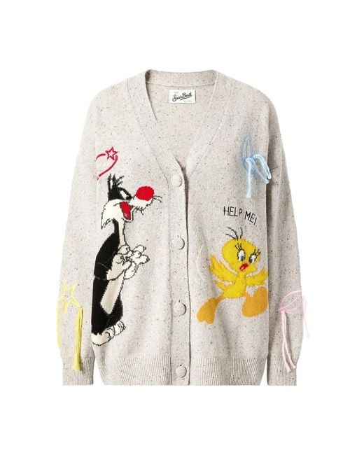 Mc2 Saint Barth White Cardigans