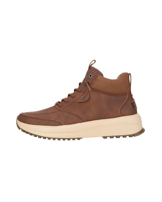 HEYDUDE Lace-Up Boots in Brown for Men | Lyst display picture 2