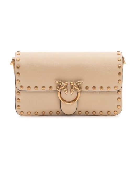 Pinko Natural Shoulder Bags