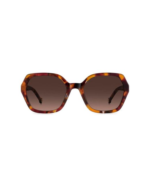 Carolina Herrera Brown Sunglasses