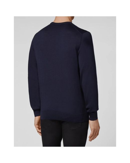 Philipp Plein Pullover Round Neck Ls Iconic in het Blue voor heren