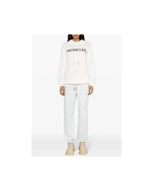 Moncler White Sweatpants