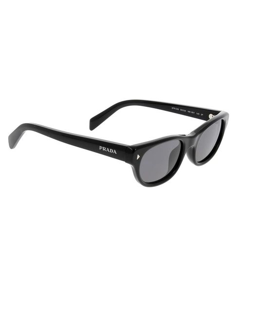 Prada Accessoires ,Zwart ,Zonnebril in het Gray