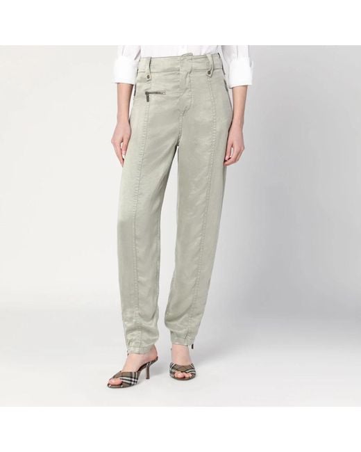Straight Jeans Burberry en coloris Gray