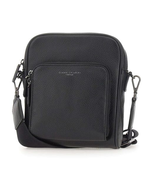 Gianni Chiarini Florence Crossbody Tas in het Black voor heren