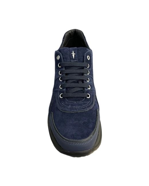 Cesare Paciotti Blue Sneakers for men