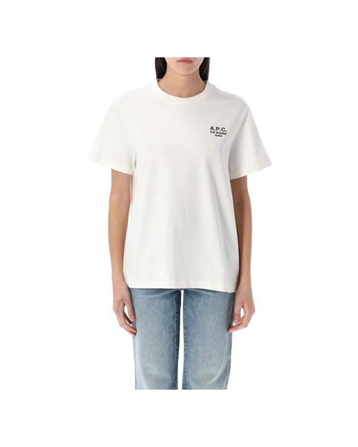A.P.C. White T-Shirts
