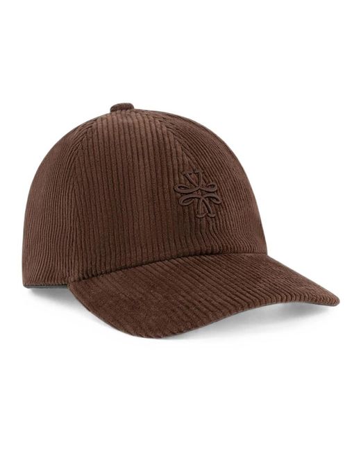 Jacob Cohen Brown Hats & Caps