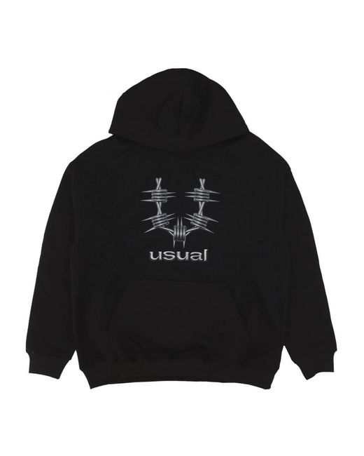 USUAL Hoodies in het Black voor heren