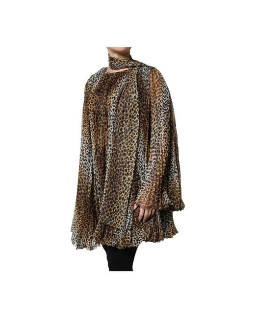 Dolce & Gabbana Brown Short Dresses