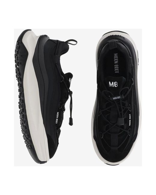 Moon Boot Black Sneakers for men