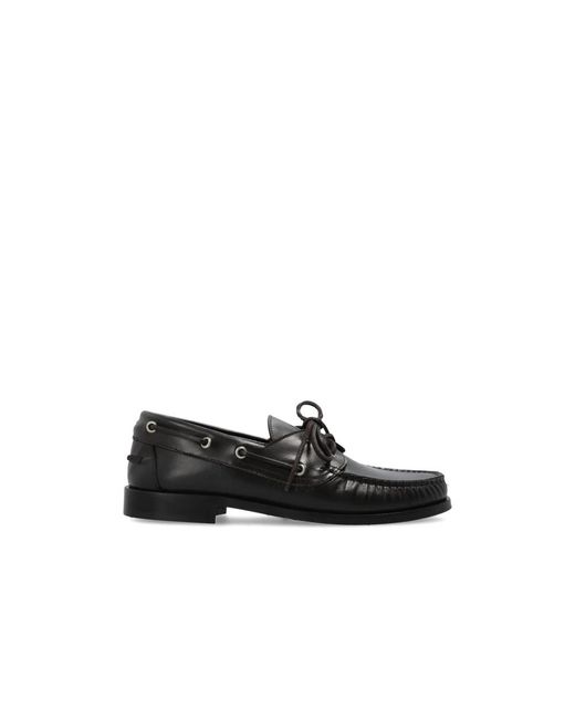 Aeyde Black Harris Loafers