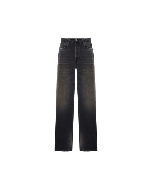 Haikure Black Straight Jeans for men