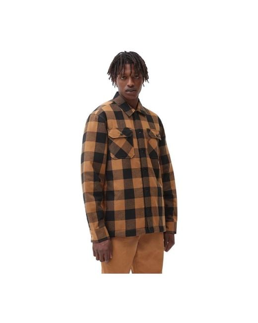 Dickies Casual Hemden in het Brown voor heren