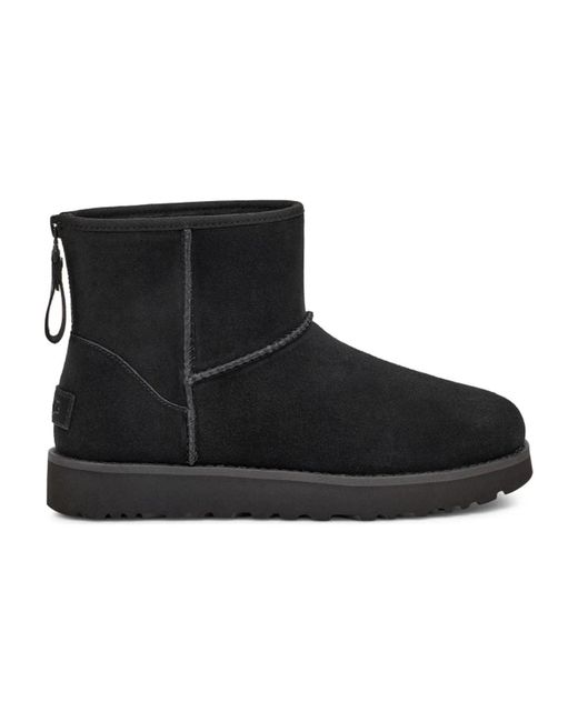 Stivaletti mini logo classici con zip di Ugg in Black
