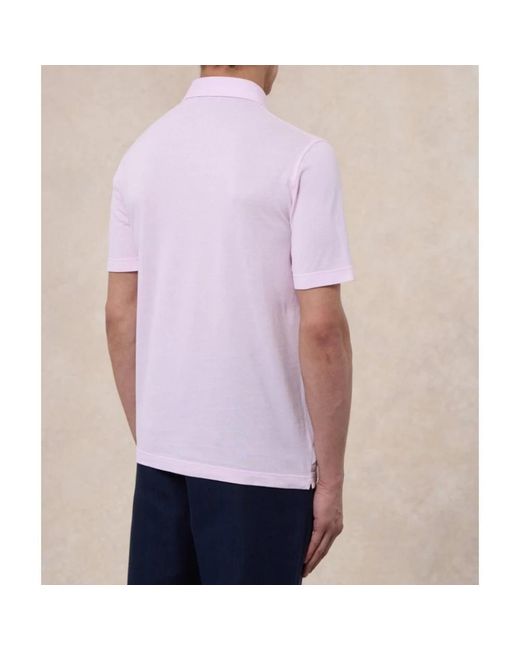 FILIPPO DE LAURENTIIS Purple Polo Shirts for men